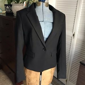 H&M Black One Button Blazer